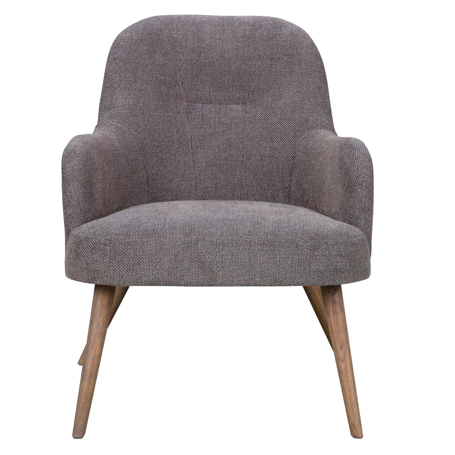 Liten fåtölj med dansk design med hög rygg för extra bra komfort.