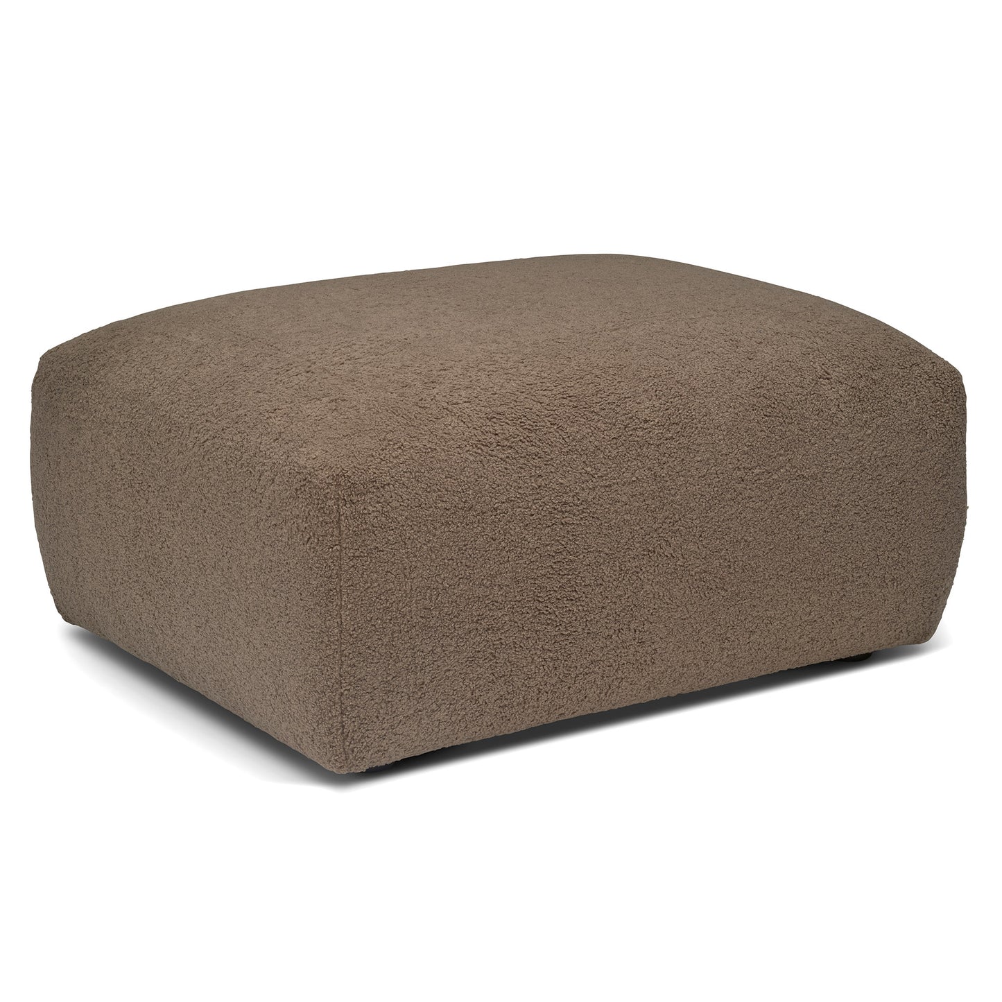 Pall för teddy soffan. Byggbar modulsoffa i brunt tyg