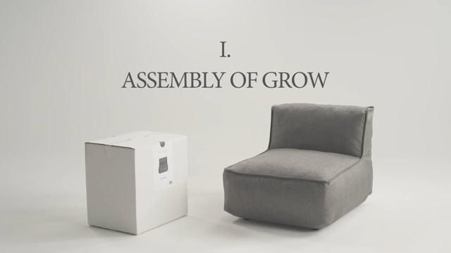 Instruktionsmanual för Grow utomhus möbelserie