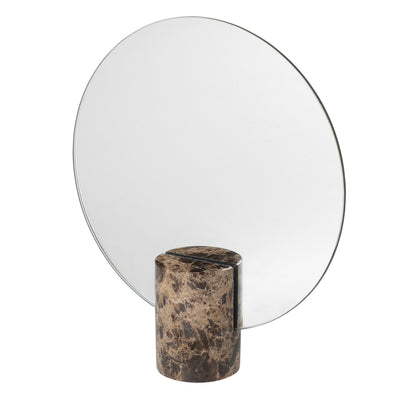 Spegel Pesa i brun marmor från Blomus