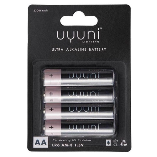 4-pack AA batterier till Uyuni värmeljus och kronljus