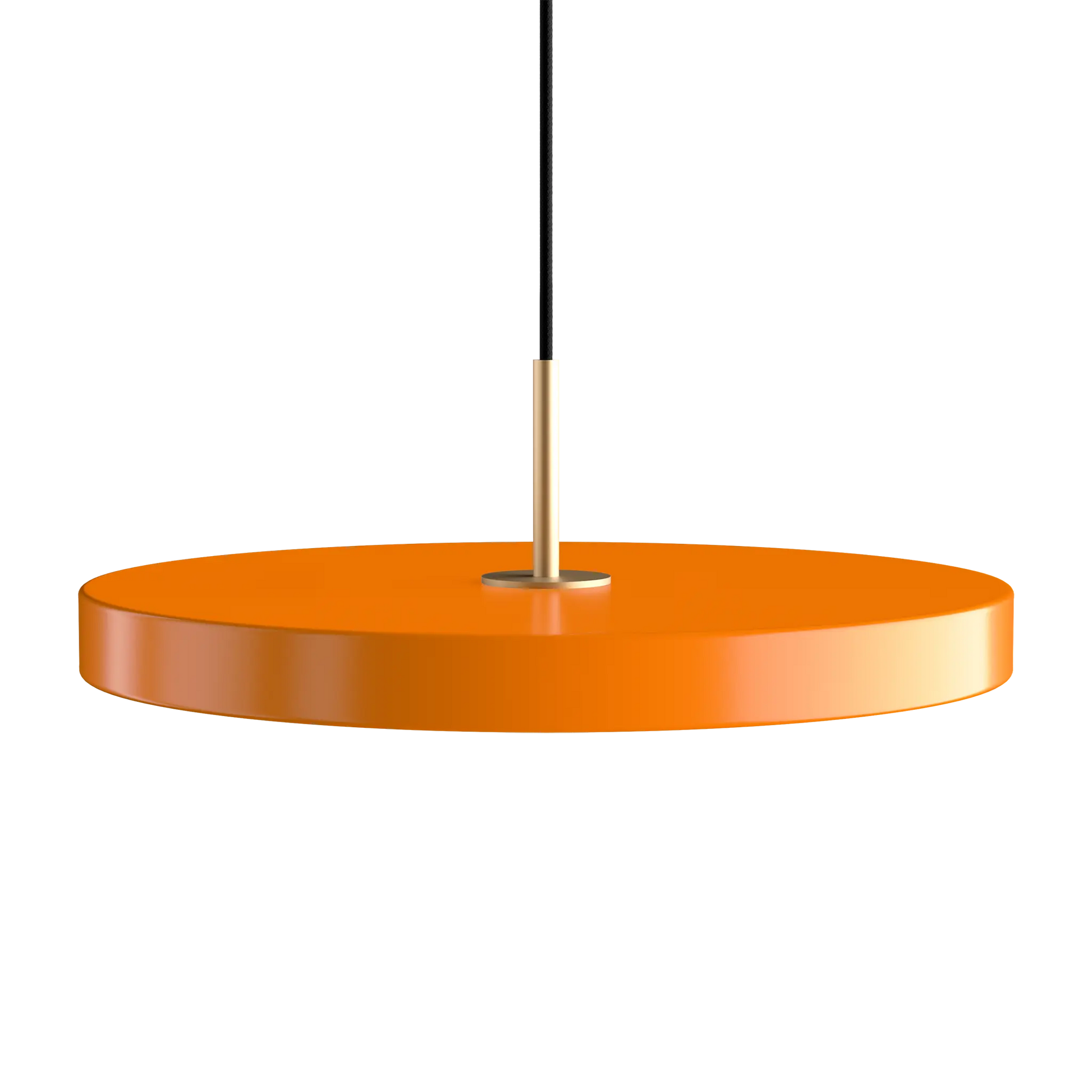 Asteria Medium taklampa med mässingtop i färgen Nuance Orange från Umage