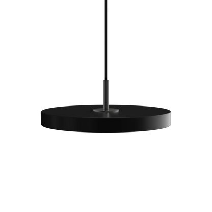 Taklampa Asteria Mini Svart med svart toppdel