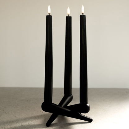 Bonfire ljushållare från Uyuni i matt svart färg