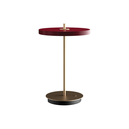 Asteria Ruby Red uppladdningsbar led bordslampa