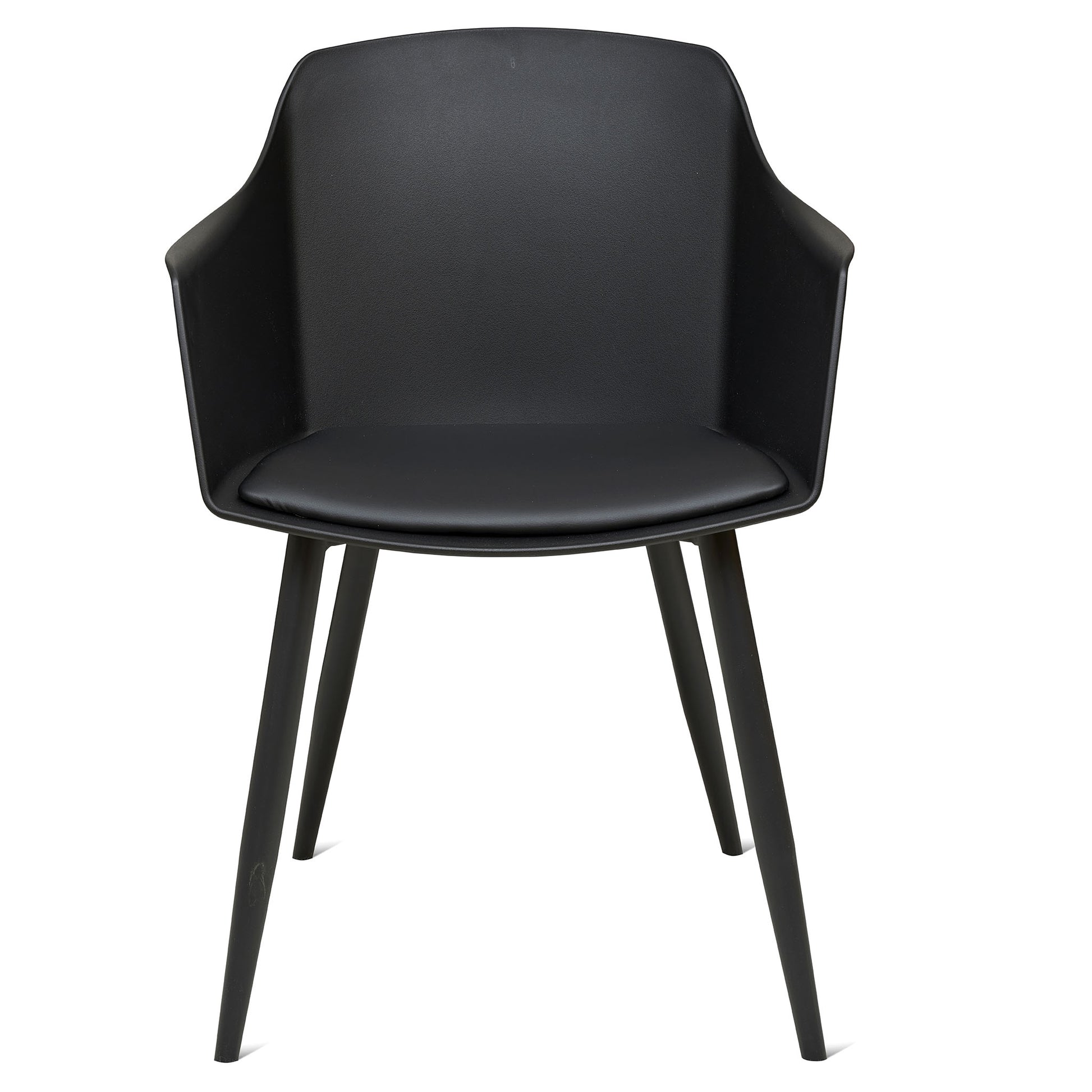 Bra och billig köksstol i svart färg och robust material