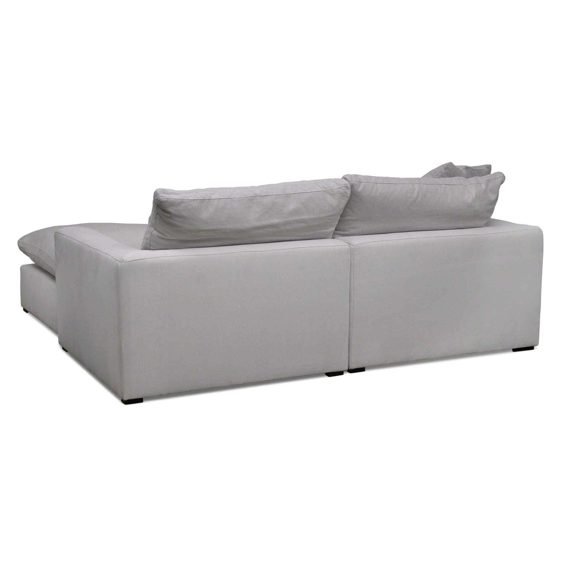 Djup, byggbar 3-sits soffa med superskön sitt- och liggkomfort.